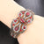 Red Gems Boho Style Bracelet