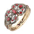 Bracelet de style bohème à pierres précieuses rouges