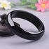 Lux Genuine Black Agate Bangle Bracelet