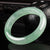 Lux véritable bracelet jonc en jade glacé birman