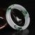 Lux véritable bracelet jonc en jade glacé birman