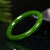 Pulsera brazalete de jade verde para mujer