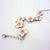 Braccialetto di perle d'acqua dolce a forma di fiore di prugna