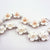 Plum Blossom Shape Genuine Fresh Water Pearls Bracelet
