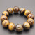 Genuine Tiger Eye Stone Krocodylite Stretch Bracelet