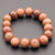Genuine Corundum Beads Stretch Bracelet