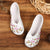Zapatos bordados florales chinos tradicionales Zapatos de baile