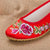 Traditionelle chinesische Blumenstickerei Schuhe Tanzschuhe