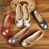 Traditional Chinese Floral Embroidery Shoes Linen Shoes