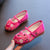 Traditional Girls' Chinese Floral Embroidery Shoes Dancing Shoes