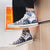 Traditional Chinese Style Floral Canvas Shoes High Shoes Sneaker