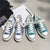 Sneaker con scarpe di tela floreale in stile tradizionale cinese