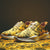 Chaussures de sport de style chinois traditionnel en brocart floral Sneaker