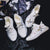Crane Pattern Chinese Style Canvas Sports Shoes Sneaker
