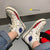 Floral Stitching Pattern Chinese Style Canvas Sports Shoes Sneaker