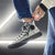 Motif de feuilles tombées Chaussures de sport en toile de style chinois Sneaker