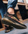 Sneaker per scarpe sportive in stile cinese con tomaia in maglia con ricamo drago