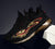 Sneaker per scarpe sportive in stile cinese con tomaia in maglia con ricamo drago