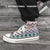 Sneaker per scarpe sportive in tela con motivo floreale in stile cinese