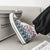 Sneaker per scarpe sportive in tela con motivo floreale in stile cinese