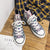 Sneaker per scarpe sportive in tela con motivo floreale in stile cinese