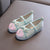 Lotus Embroidery Traditional Girls' Chinese Shoes Dancing Shoes