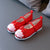 Lotus Embroidery Traditional Girls' Chinese Shoes Dancing Shoes