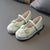Butterfly Embroidery Traditional Girls' Chinese Shoes Dancing Shoes with Frog Button