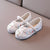 Rabbit & Floral Embroidery Traditional Girls' Chinese Shoes Dancing Shoes