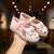 Traditional Girls' Chinese Embroidery Shoes Dancing Shoes with Frog Button