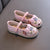 Traditional Girls' Chinese Embroidery Shoes Dancing Shoes with Frog Button