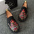Beijing Opera Facial Mask Embroidery Traditional Chinese Causal Shoes Loafers