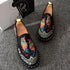 Beijing Opera Facial Masks Embroidery Traditional Chinese Causal Shoes Loafers