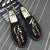 Mocassini per scarpe casual cinesi tradizionali ricamati con caratteri cinesi