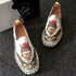 Mocasines de los zapatos casuales chinos tradicionales del bordado del rey mono