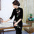 3/4 Sleeve Floral Sequins Thick Velvet Cheongsam Evening Dress