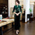 Full Length Velvet Cheongsam Mother Dress with Handmade Floral Sequins