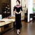 Illusion Neck Velvet Cheongsam Evening Dress with Sequins