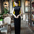 Ärmelloses Cheongsam chinesisches Abendkleid in voller Länge aus Spitze