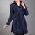 Long Sleeve V Neck Floral Embroidery Chinese Style Wind Coat