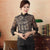 3/4 Sleeve Two Layers See-through Floral Chinese Jacket