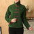 Stand Collar Cotton Chinese Coat with Strap Buttons