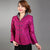 Mandarin Sleeve V Neck Fancy Cotton Chinese Jacket with Strap Buttons