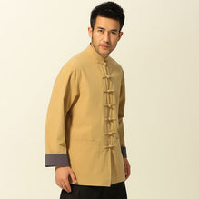 100% Cotton Reversible Chinese Style Kung Fu Jacket with Turned