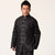 Esclusiva giacca Kung Fu in cotone stile cinese con polsino risvoltato