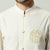 100% Cotton Auspicious Embroidery Half Sleeve Chinese Shirt
