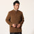 Veste de style chinois à manches longues en mélange de laine rétro