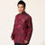 Chinesische Jacke aus Brokat mit Mandarinkragen und Drachenmuster
