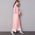 Key Hole Neck Long Sleeve Cheongsam Top A-line Casual Dress