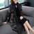 Knee Length Floral Wind Coat & Traditional Cheongsam Two Piece Suit
